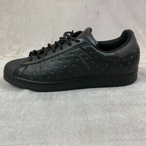 Adidas Pharrell Williams Mens Shoes Size 13 Triple Black Future Superstar GY4981